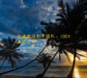 快速微信刷票团队：100％真实投票